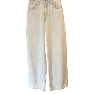 NWOT Levi's Cinch Baggy Jeans High Rise Relaxed Leg 100% Cotton 25/31 Lt Wash
